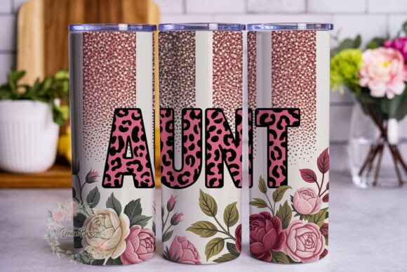 AUNT Pink Leopard Glitter Tumbler Wrap Review
