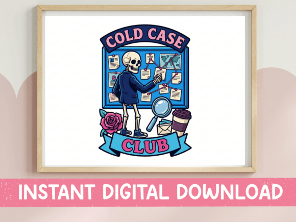 Cold Case Club Skeleton Detective SVG Review
