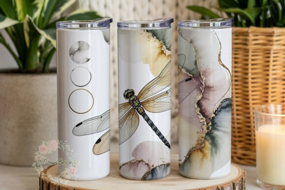 Elegant Dragonfly Ink Art 20oz Tumbler Review