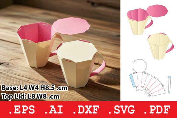 Octagonal Cup Gift Box with Handle Review