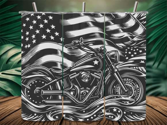 Patriotic Bike Motorcycle Tumbler Review