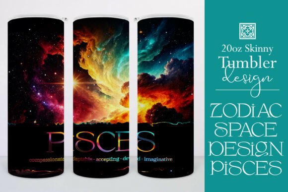 Pisces Zodiac Space Tumbler Wrap 2 Review