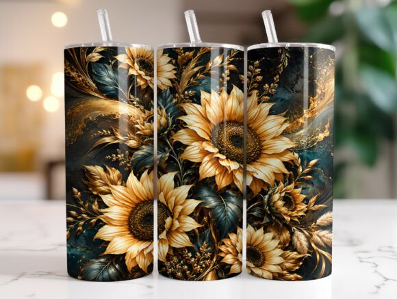 Sunflower Floral Elegance 20oz Tumbler Review